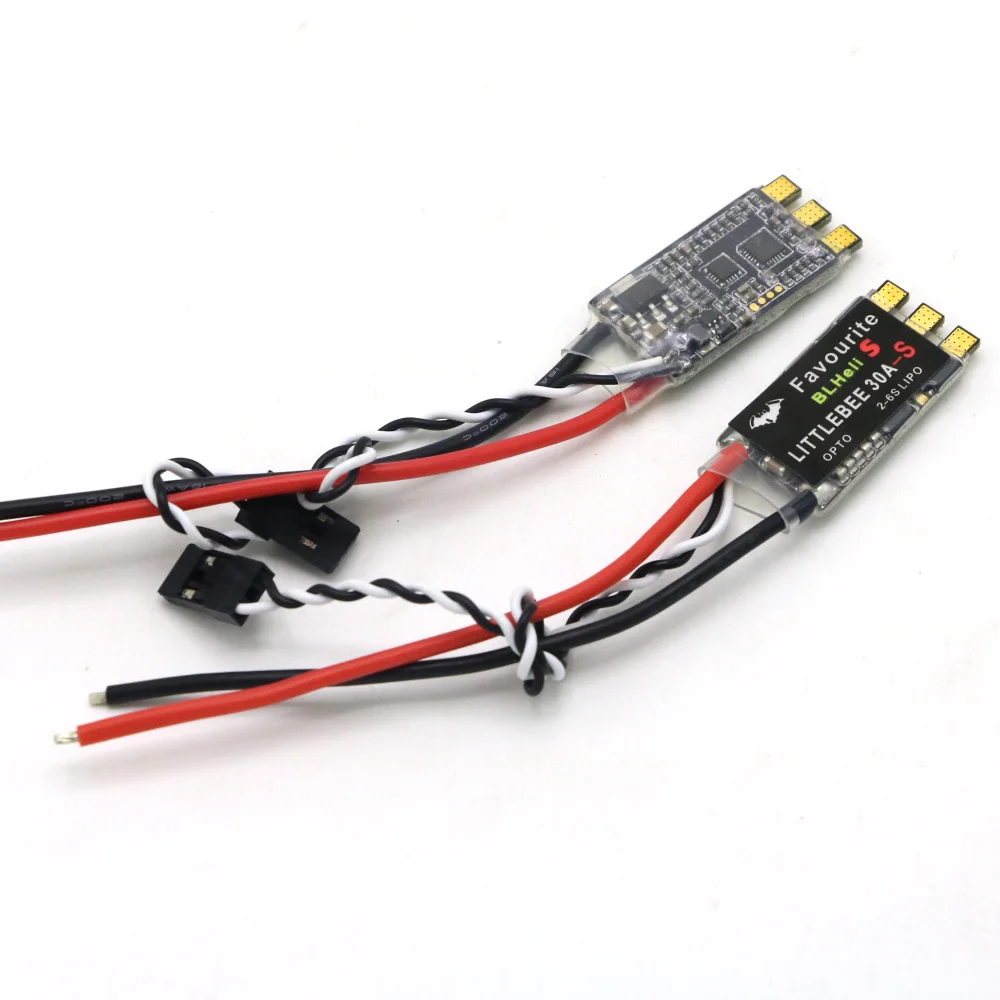 1/ 2/ 4 / 8 шт. FVT LITTLEBEE Little bee BLHeli-s SPRING 20A 30A ESC 2-6 S поддерживает Mulitshot Opto Oneshot42 OneShot125 Multic |