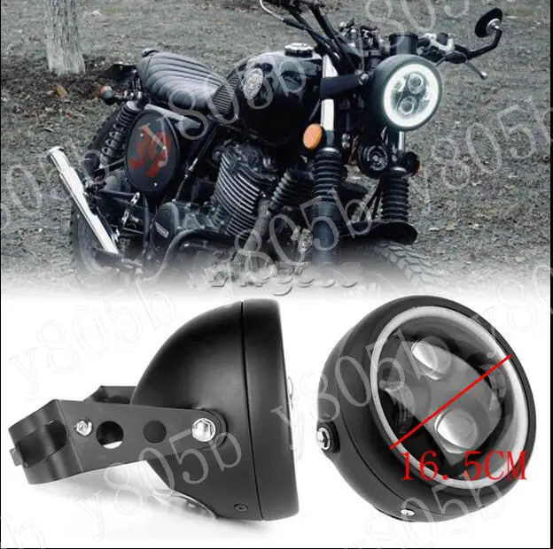 Светодиодная фара 6 5 дюйма с креплением для Yamaha VStar 400 650 1100 1300 Virago Xv 250 535 750 Road Star Custom