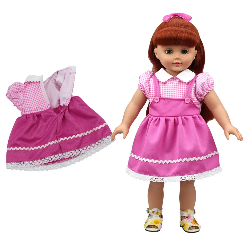 Кукольное платье принцессы ручной работы 15 цветов одежда для девочек 18 дюймов