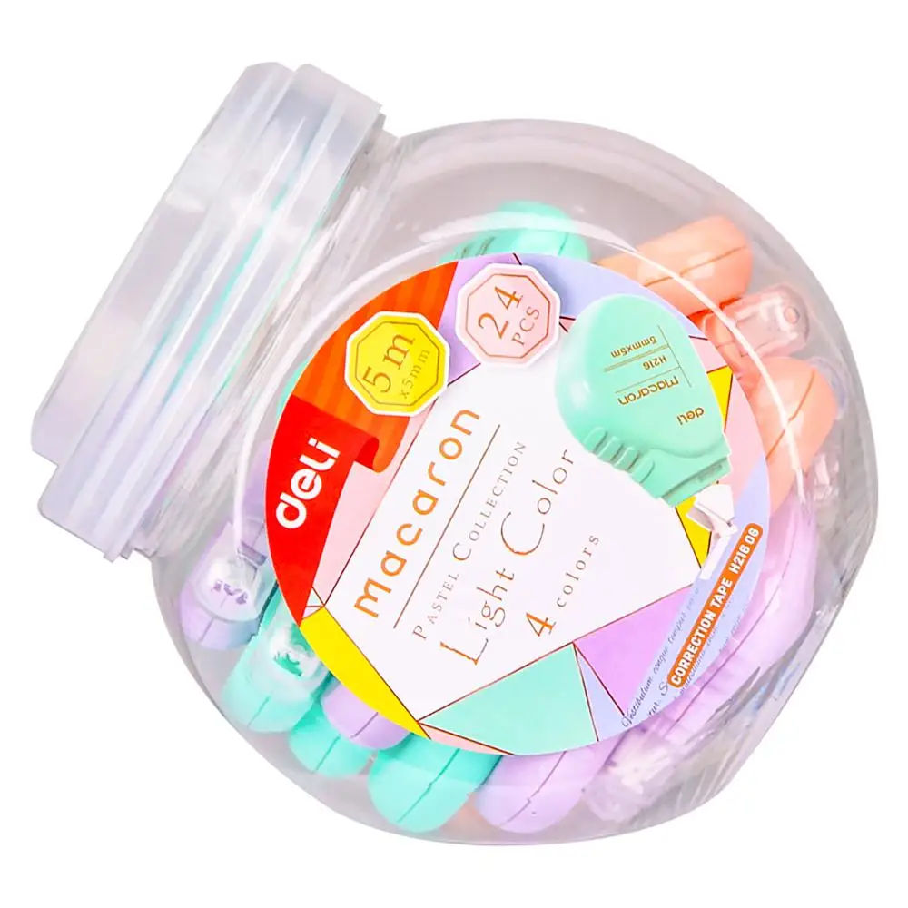 DELI Милая Корректирующая лента 24 шт./лот 5 м кавайная корректирующая маленькая