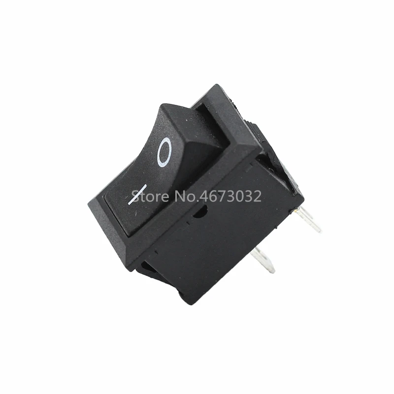 100 шт. KCD1 2PIin 3Pin автомобильный кулисный переключатель 6A/10A 250 В/125 В переменного тока