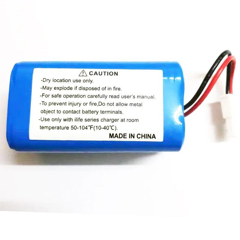 2800 мА/ч, Батарея Для Ecovacs зеркало CEN540 CEN546 CEN550 558 CEN640 CEN646 X500 X580 KK8 CR120 CR130 V780 V7 V7S 2 Отсоединяемый провод