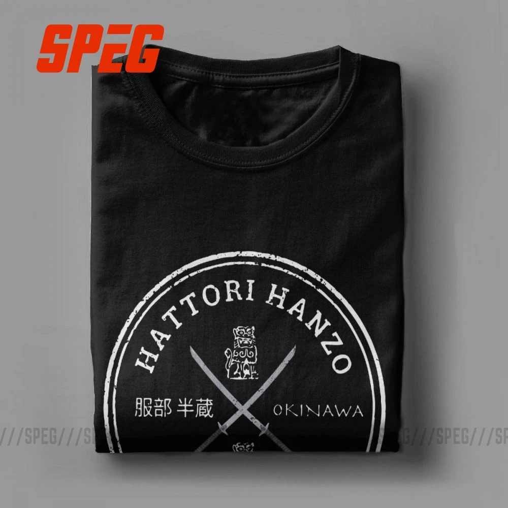 Хаттори хандзо из фильме Убить Билла футболка для мужчин Натуральный хлопок в