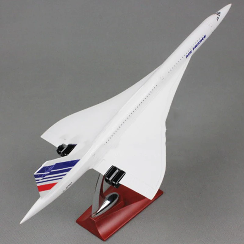 47 см 1/124 масштаб самолет Concorde Air Франция Air Force один пассажирский самолет модель пластиковая Смола самолет для сбора шоу
