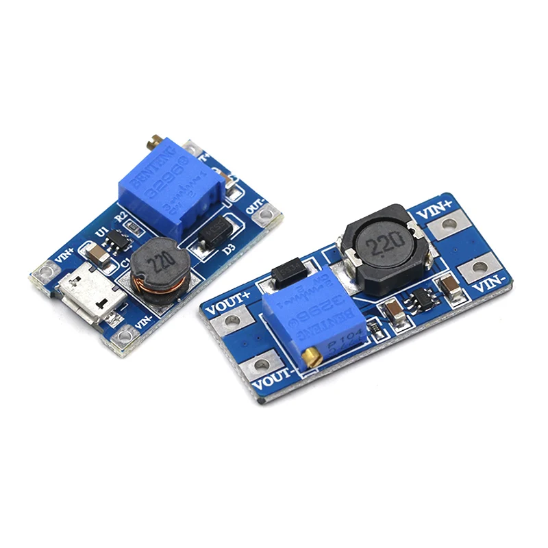 5 шт. MT3608 DC-DC Step Up усилитель конвертера Питание модуль Boost повышающий доска Макс
