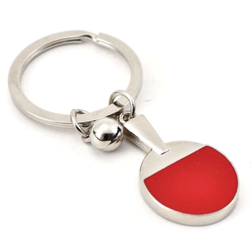 

10Pcs Sport Ping-Pong Table Tennis Ball Badminton Bowling Ball Keychain Key Chain Keyring Key Ring Souvenir Gift