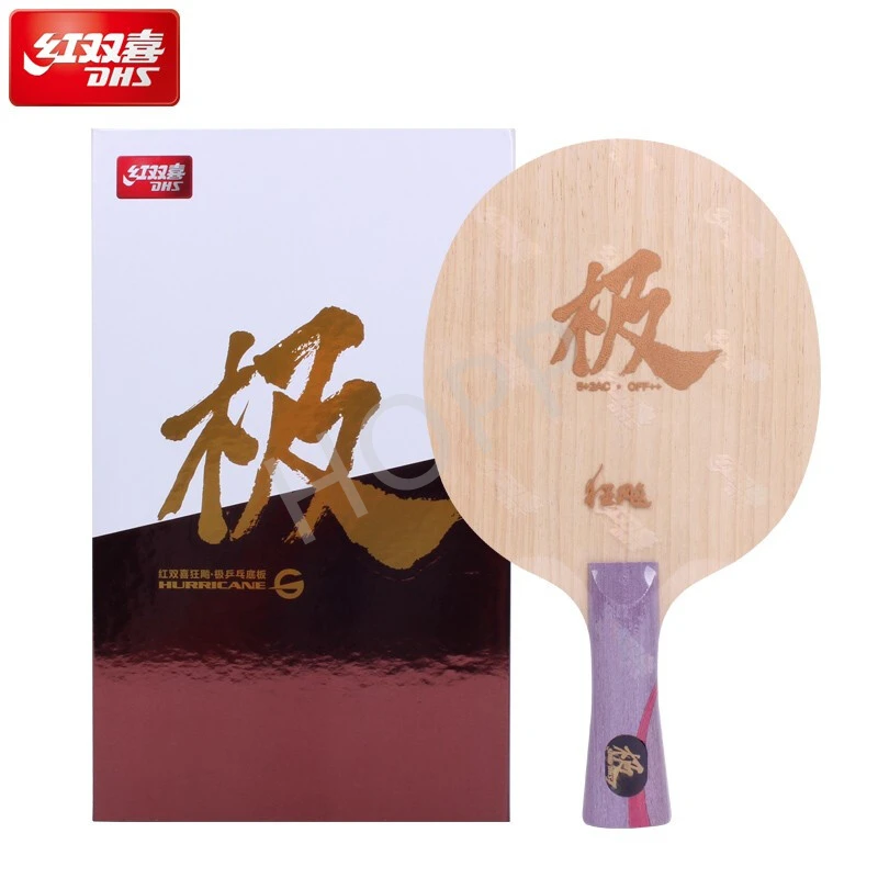 DHS Hurricane G Table Tennis blade 2 Sides Different Material (KOTO+ LIMBA) 5+2AC Loop quick attack Ping Pong Bat racket