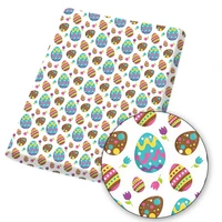easter egg polyester cotton fabric printed cloth sheets diy sewing home textile garment material mask making 45145cm 1pc