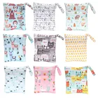 Мини-сумка для путешествий с двумя карманами, многоразовая, водонепроницаемая