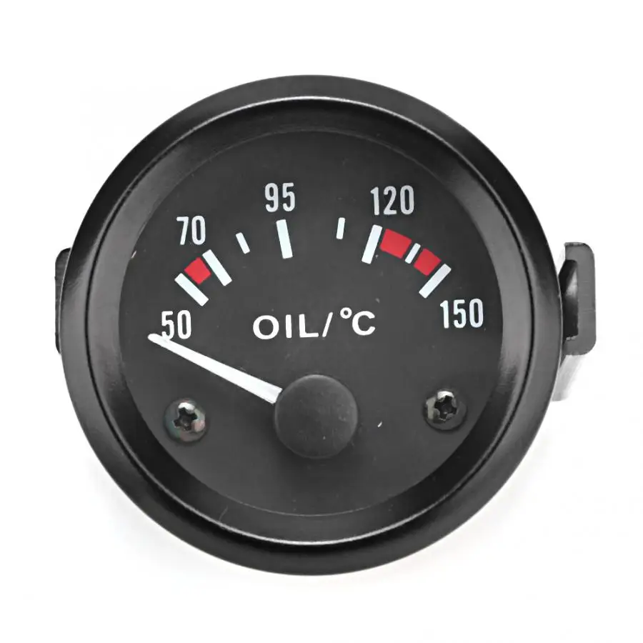 Универсальный алюминиевый измеритель температуры масла с датчиком 12 В 52 мм/2