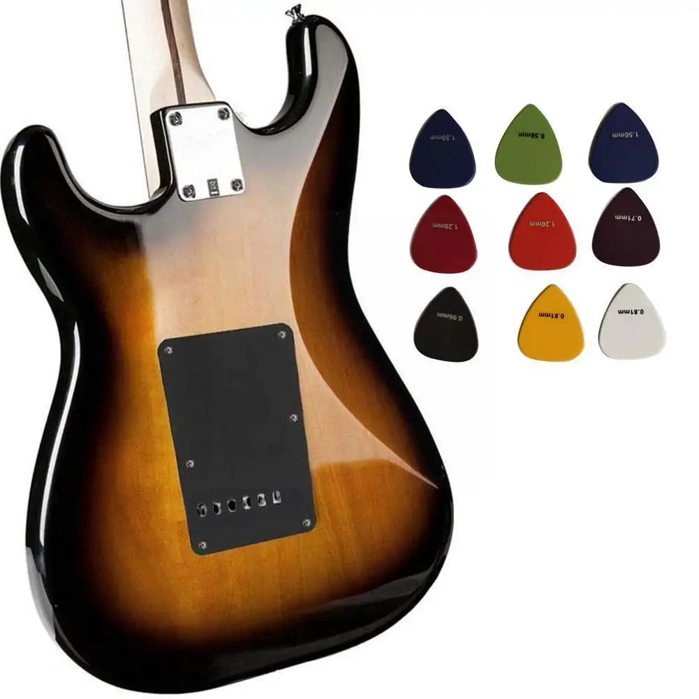 

50 Pieces Of Guitar Ballad Picks Matte/glossy Abs Guitar Boxed Picks Shrapnel Guitar Accessories Picks Ballad W4j9