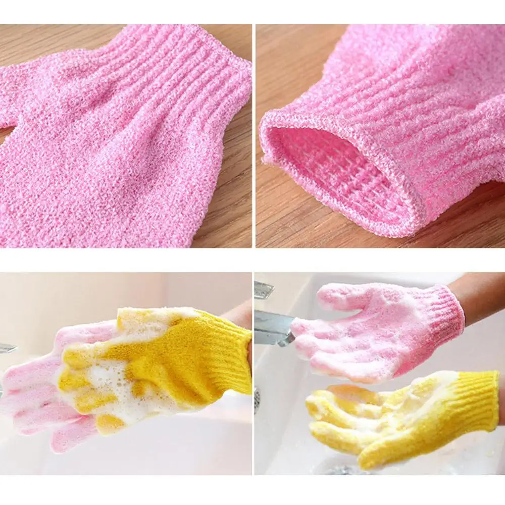 Отшелушивающие перчатки рукавица Ванна Скраб для душа загар мертвой кожи