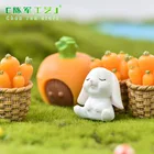 1 шт., миниатюрная декоративная фигурка кролика