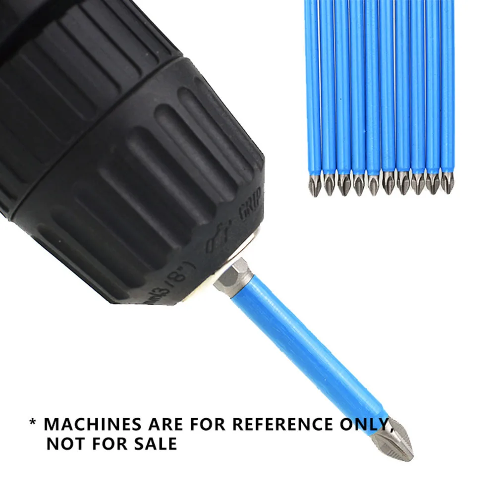 

6PCS 1/4 Inch Hex Shank Screwdriver Bit Magnetic Electric Hand Tool Anti Slip Precision PH2 Screwdriver Bits