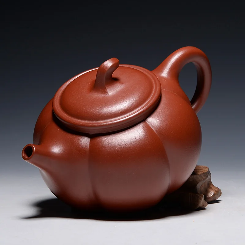 

Yixing recommended pure manual teapot tea set undressed ore mud zhu dahongpao ruyi pumpkin pot