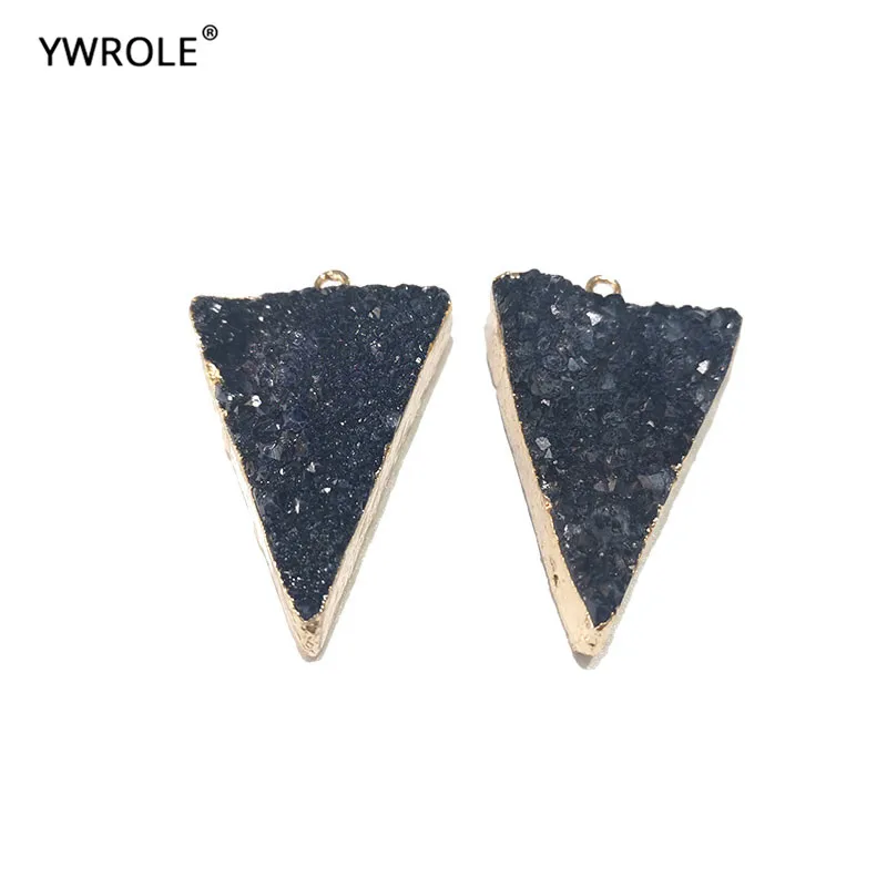 Оптовая треугольная Подвеска из кристаллов для изготовления ювелирных изделий