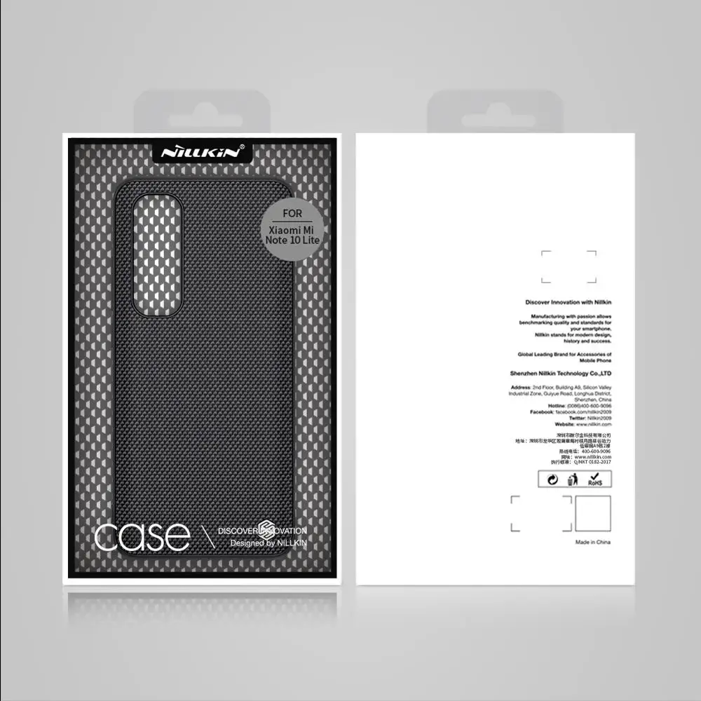 

For Xiaomi Mi Note 10 Lite 10T 5G POCO X3 NFC Case Textured Nylon Fiber Frosted Hard PC Soft TPU Flip Leather Bag Cover Cases