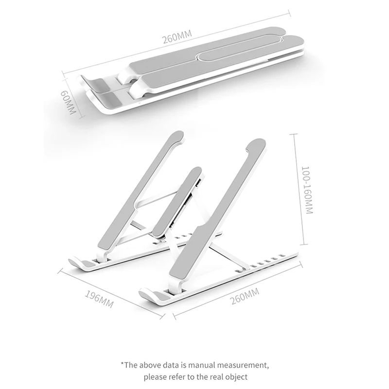 

Foldable Laptop Stand Non-slip Adjustable Desktop Laptop Holder Notebook Stands