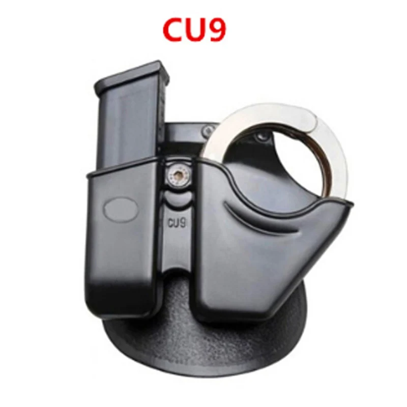 CU9 Военная Тактическая страйкбольная кобура GL2 BR2 SG21 1911 GL2-ND черный двойной подсумок CU9G наручники - Цвет: CU9