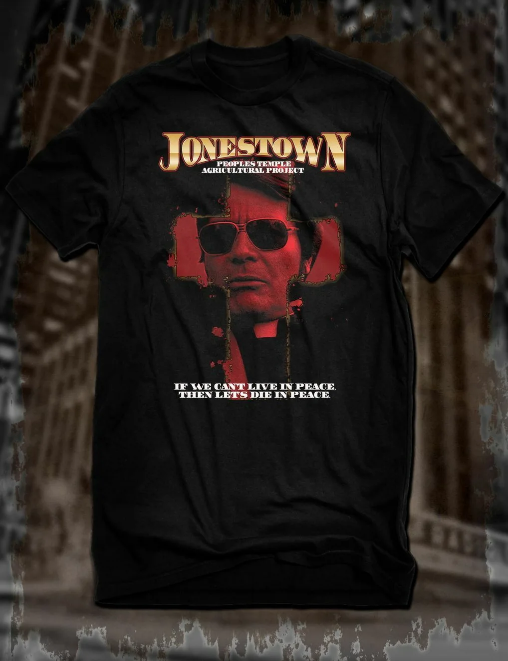 Новинка черная футболка Jonestown Jim Jones millends Temple лидер злых культов Гайана новинка