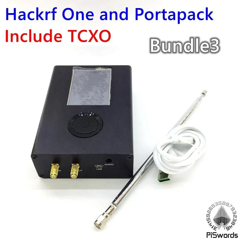 Последний portapack и hackrf один с хаос прошивкой tcxo и металлический чехол