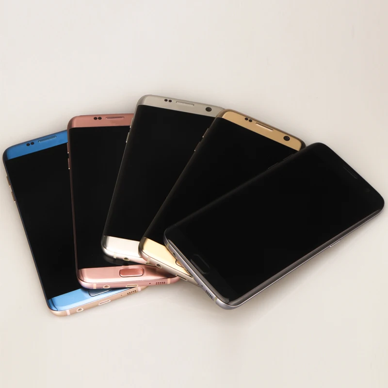 100% протестированный дисплей 5 1 'ɻurn Shadow AMOLED для Samsung Galaxy S7 G930 G930F SM-G930F