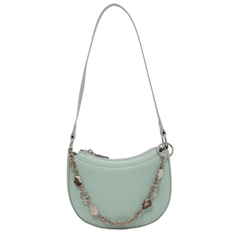 

[BXX] Simple Solid Color PU Leather Crossbody Bags For Women 2021 Summer Branded Shoulder Bag Trending Luxury Hand Bag HS995