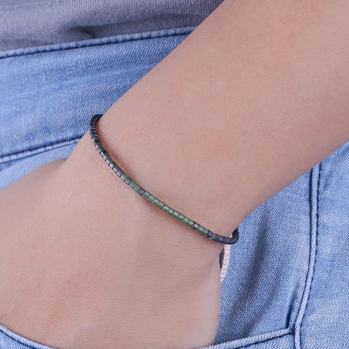 

KELITCH New 2022 Charm Miyuki Seed Beaded Handmade Friends Bracelets Fashion Adjustable Jewelry Bracelet Gift for Women