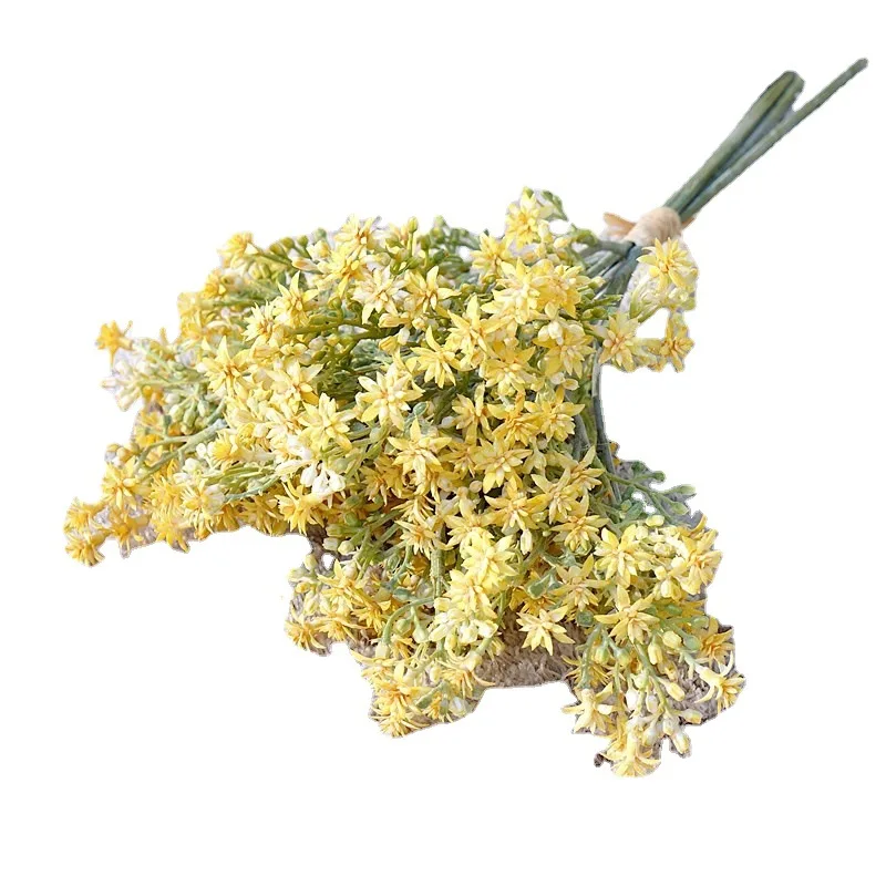 

4 Branches Handwriting Pink Star Stone Millet Flower L447 Artificial Flower Home Decoration Wedding Bouquet Accessories Flower