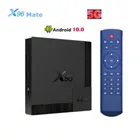 X96 Коврики 2020 Смарт ТВ Box Android 10 Allwinner H616 4 Гб 64 Гб оперативной памяти, 32 Гб встроенной памяти, 2,4G 5G Wi-Fi 4K HD Декодер каналов кабельного телевидения медиаплеер ТВ коробка
