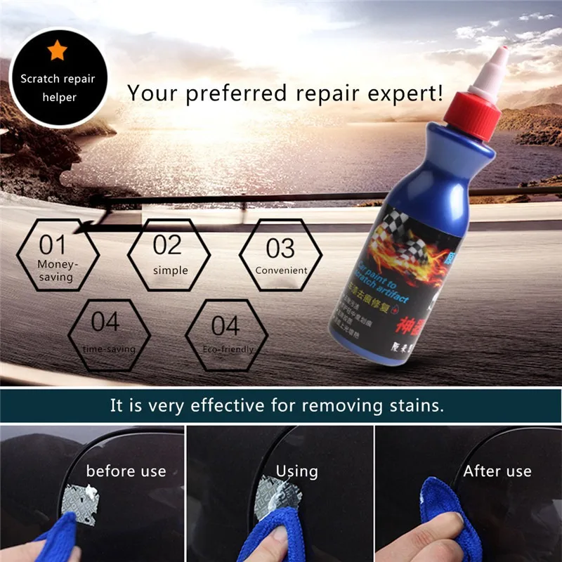 

Car Paint Scratch Removal Repair Liquid Professional Polishing Grinding Scratch Repair Agent Car Polish Paint Scratch Removal