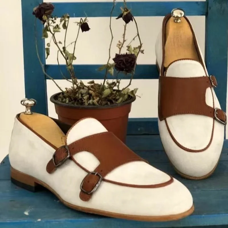 MRCAVE/Мужская обувь Кожаные оксфорды с двойным ремешком Классические модельные