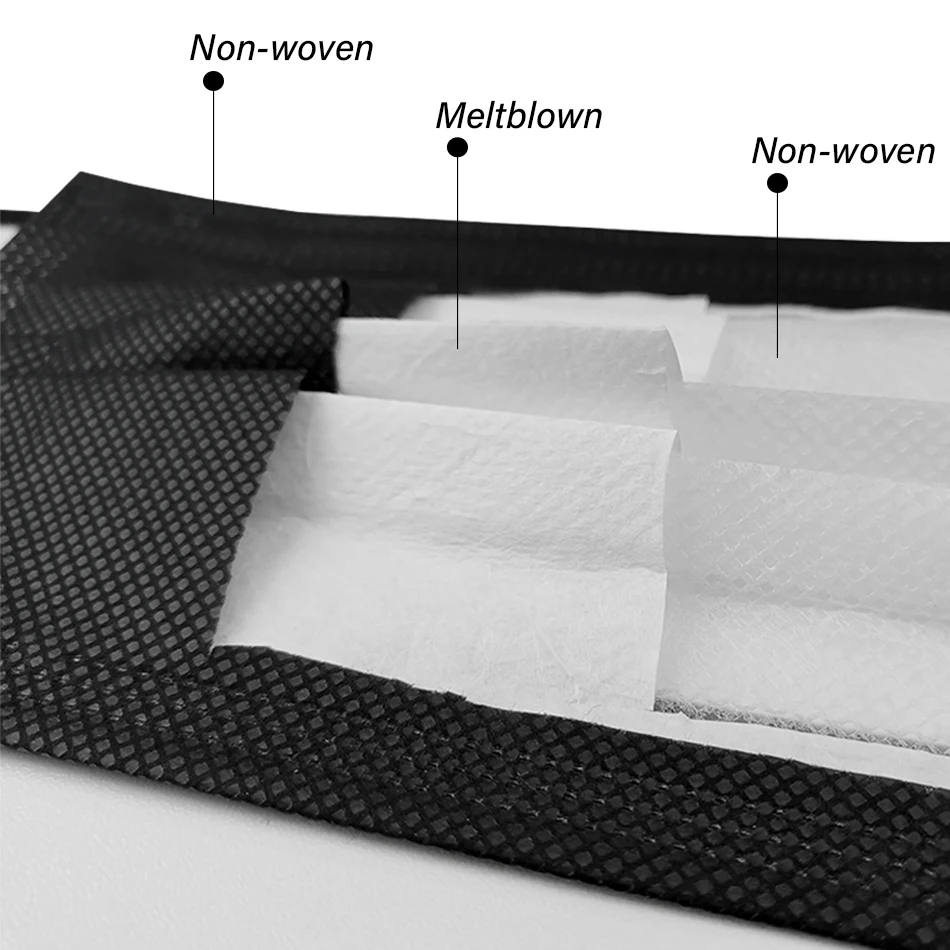 50 шт Анти Vrius одноразовые маски для лица 3 Слои ткань изготовленный