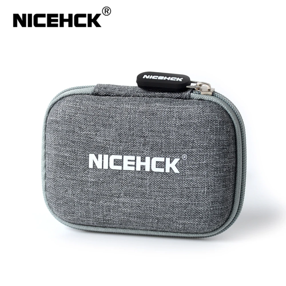 

NiceHCK Linen Case In Ear Earphone Bag Headphones Portable Storage Box Headset Accessories Use For KZZSN CCAC12 NX7 Pro/DB3/F3
