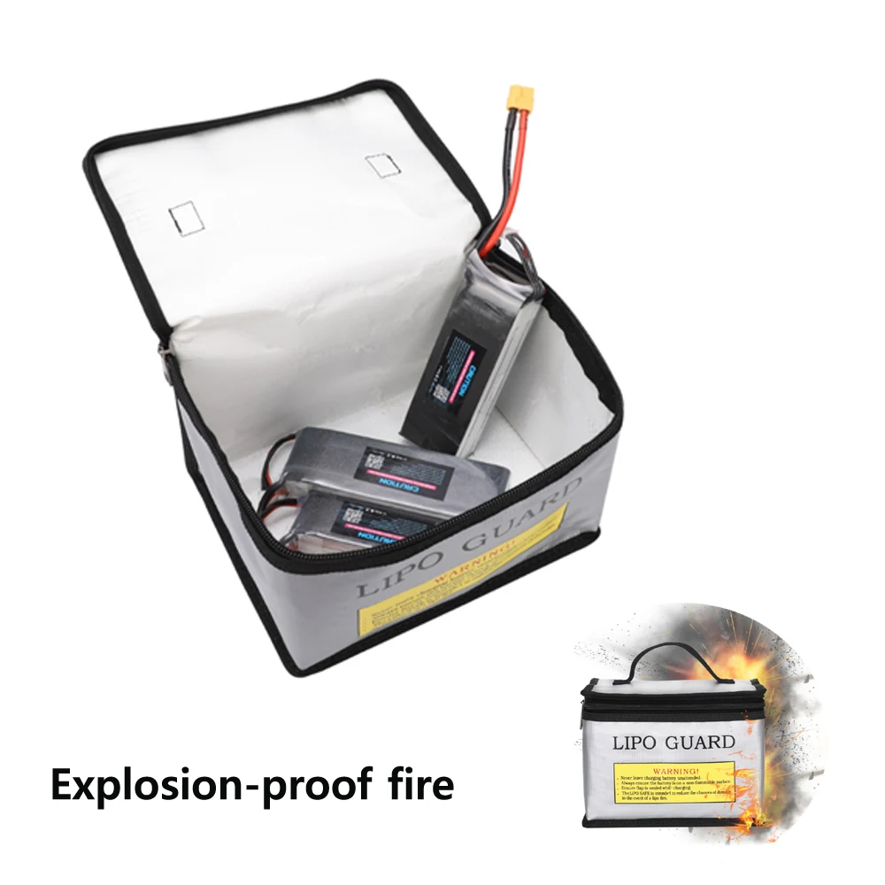 Портативная огнеупорная Защитная сумка для аккумуляторов LiPo Взрывозащищенная