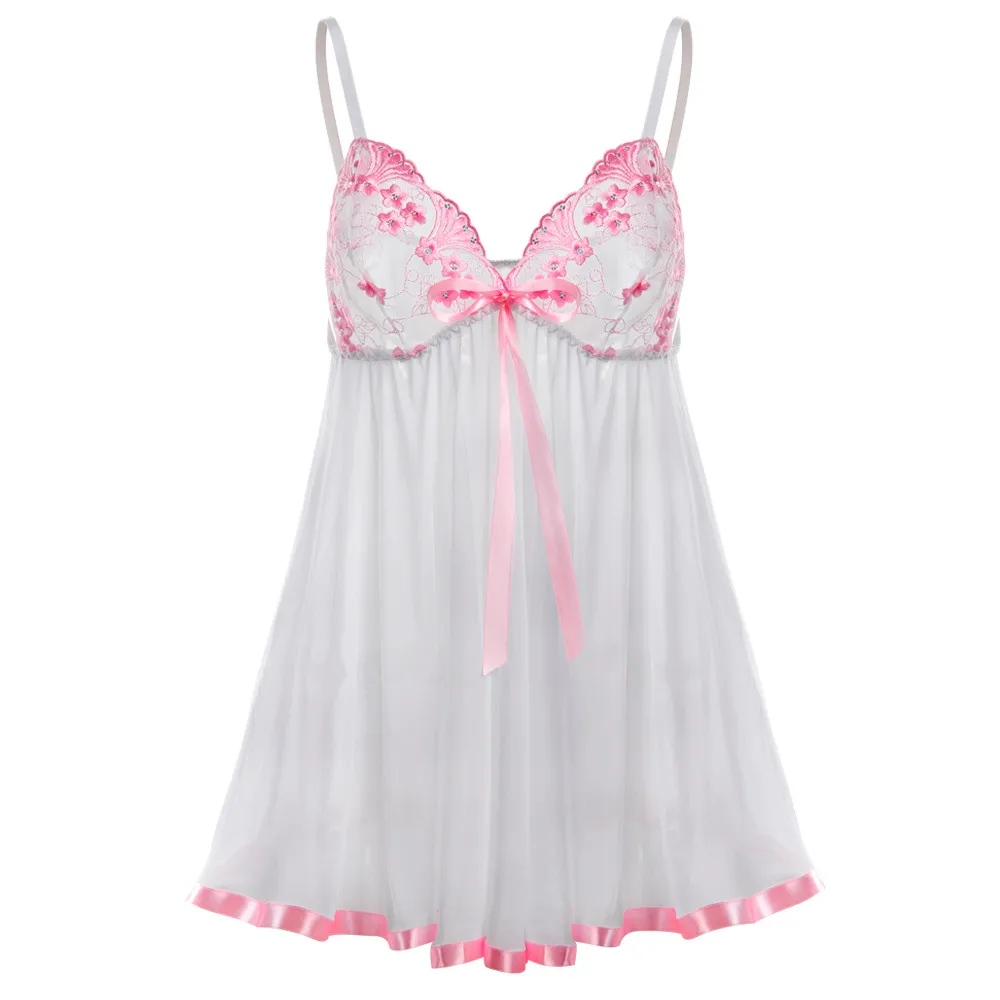 Женское ночное белье размера плюс 6Xl Сексуальное Белье для сна кружевное нижнее