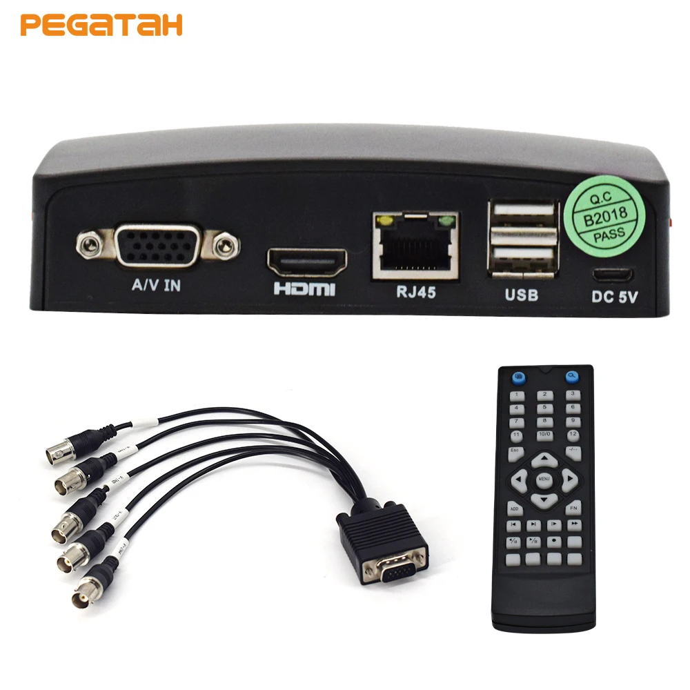 MINI DVR AND CCTV in 1080P SD card AHD CVI TVI Analog 4 1 input4 Channels CH BNC support 128G TF Card | Безопасность и защита