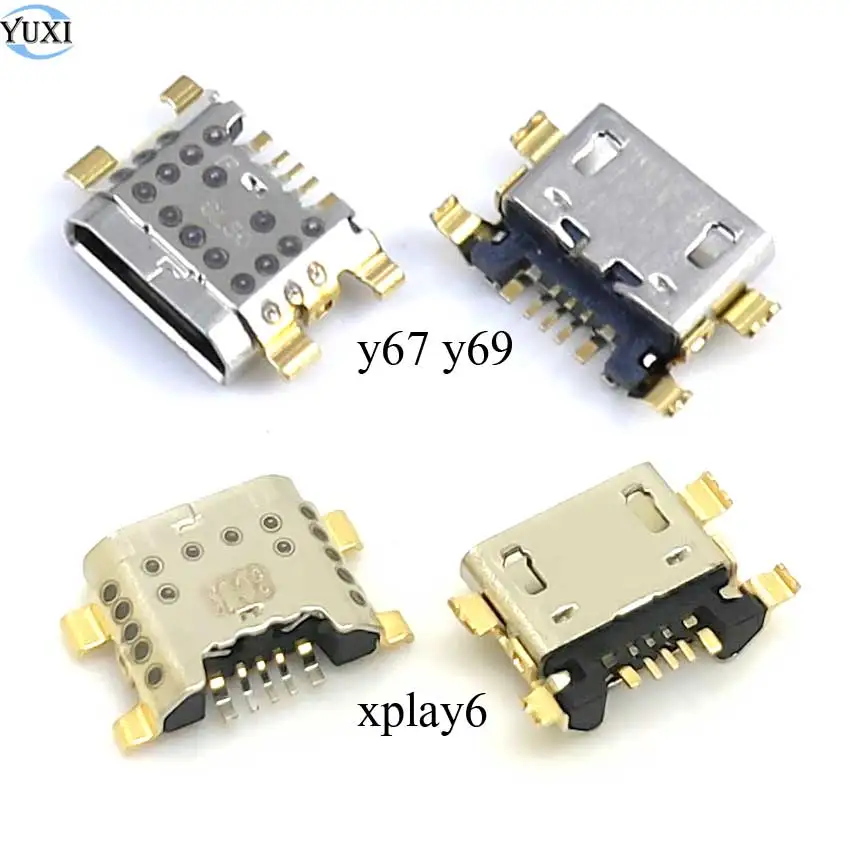 USB разъем для VIVO Y67 Y69 Y79 Xplay6 Y71 Y75 Y83 Y85 Y91 Y93 Y97 X21S S1 U1|Шлейфы мобильных телефонов| |