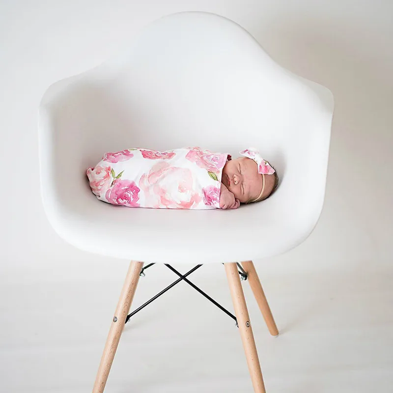 

Baby Hospital Swaddle Sack Swaddle Sack Baby Swaddle Wrap Newborn Sage Swaddle with Headband Sleep Sack Newborn Photography Prop