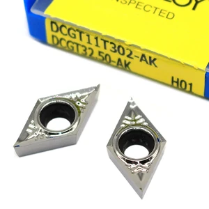 DCGT11T302 DCGT11T304 DCGT11T308 AK H01 100% оригинальная вставка фреза из алюминиевого сплава токарный станок с ЧПУ обработка алюминия