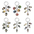 Брелок с аниме фигуркой из атаки на титанов, для косплея Леви Микаса Акермана, акриловый, для влюбленных, женская подвеска, коллекционный подарок