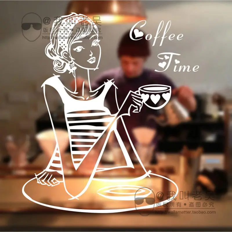 Молочный чай кофейня для девочек кафе мороженое хлеб торт кухня настенные