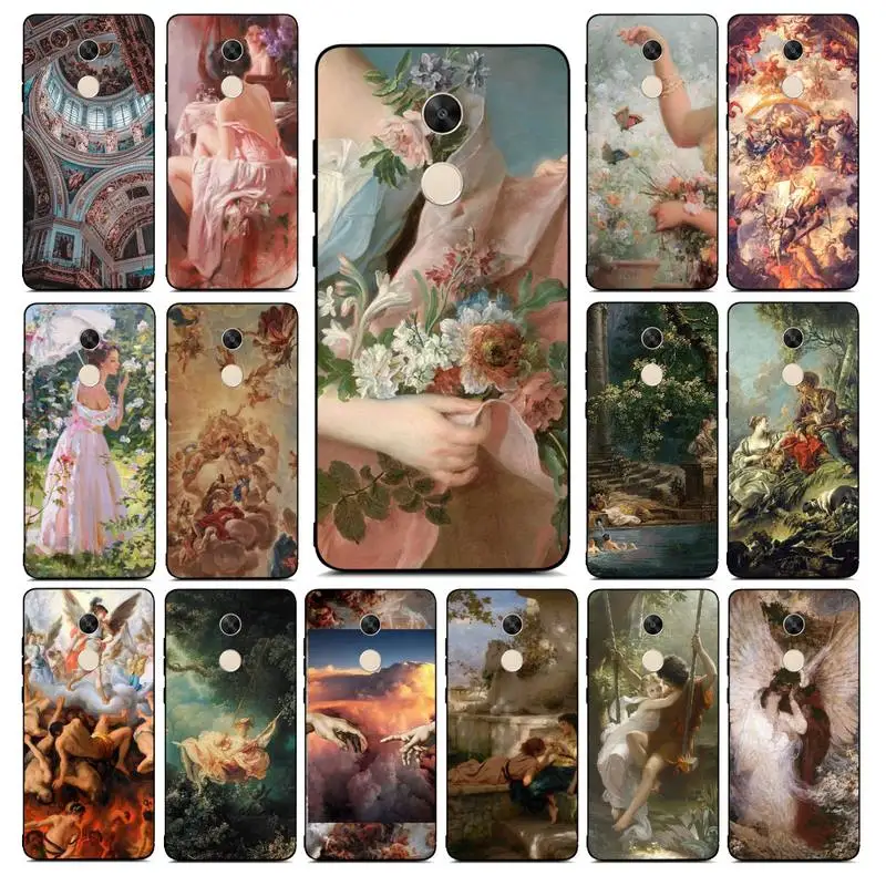 

MaiyaCa Renaissance art Painting Phone Case For Redmi Note 7 8 5 9 pro 8T Xiaomi mi 4X 5plus 6 7A 8