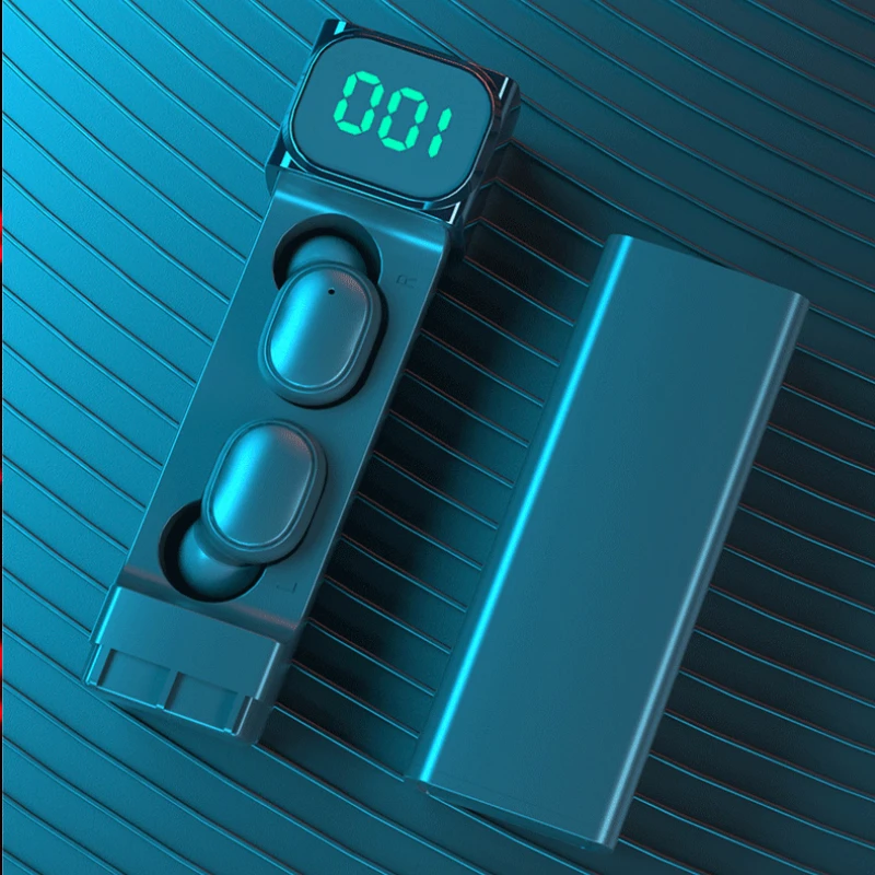 

TWS Wireless Bluetooth5.1 Headphone Stereo Sport Wireless Earphone Touch Control Bluetooth Mini Earbud LED Power Display Headset