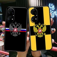 russia russian flags phone case for huawei p50 p40 p30 p20 10 9 8 lite e pro plus black etui coque painting hoesjes comic fas