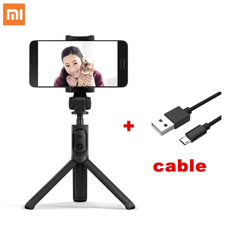 Ручной складной мини штатив Xiaomi 2 в 1 монопод селфи палка Bluetooth беспроводной пульт