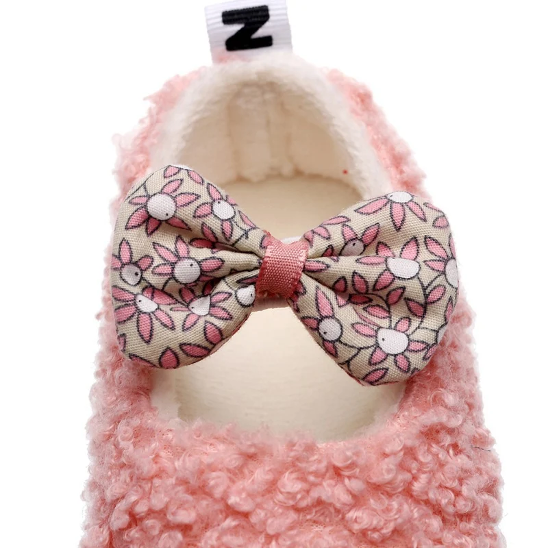 

Spring Autumn Baby Girs Shoes Infant First Walkers Toddler Kids Nonslip Indoor Outdoor Cotton Shoes