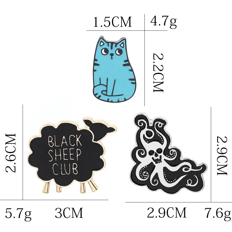 Оптовая продажа мультфильм кошка маленькая овечка Осьминог ДЛЯ Woemn прекрасная
