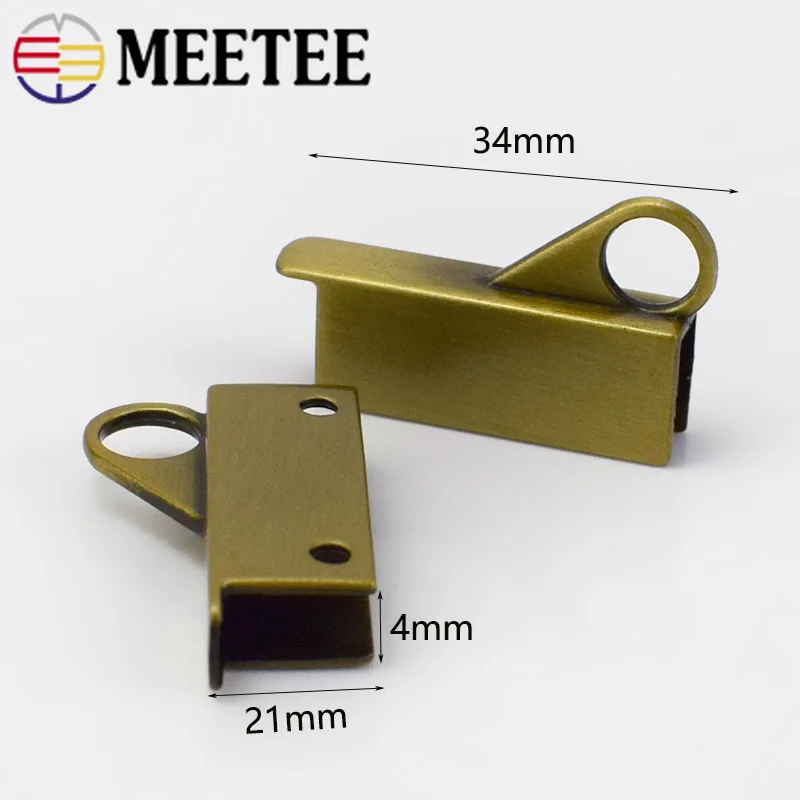 Металлические пряжки для сумки Meetee аксессуары рукоделия кожаные ремесленные 2/5