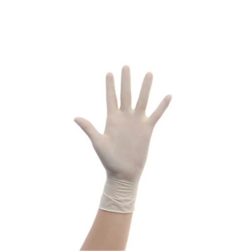 

100pcs/lot Disposable Gloves Latex Cleaning Food Gloves Thickened White Universal Gloves for Tattoo Dentistry Household Garden